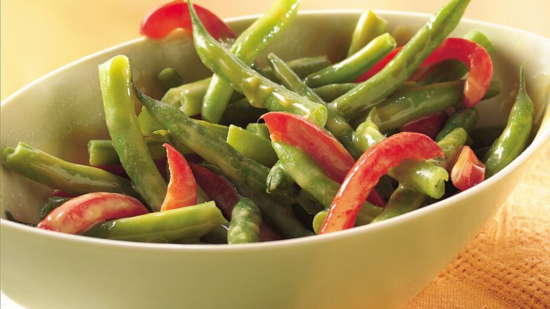 Green Beans and Red Peppers
