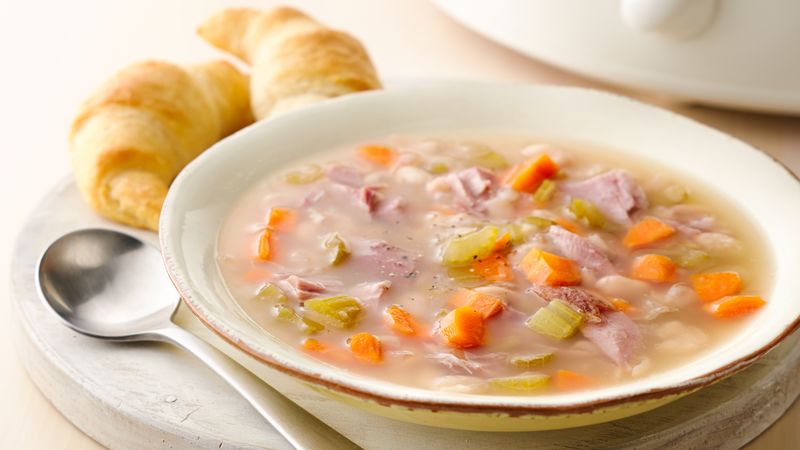 Easy Slow-Cooker Ham Bone Soup