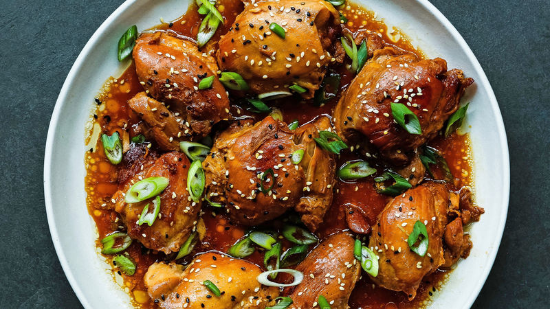 teriyaki chicken in pressure cooker