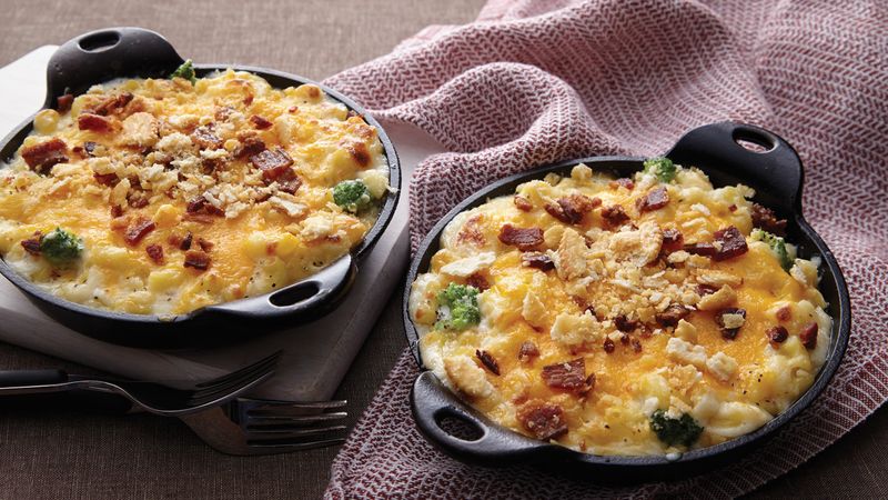 crock pot mac and cheese with chicken and broccoli