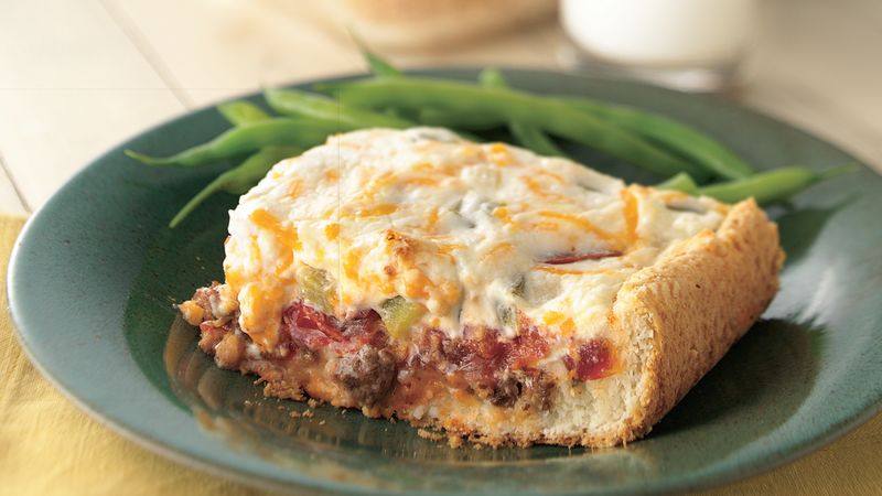 Cheesy Tomato-Beef Bake