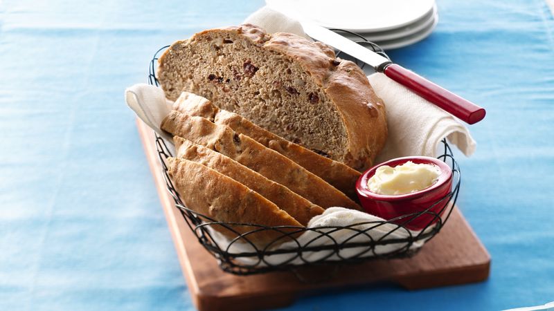 Dried Cherry and Walnut Bread