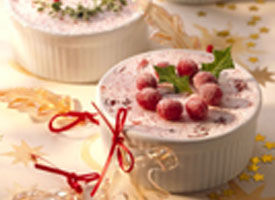 Merry Berry Frozen Soufflé