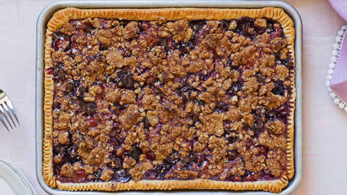 Cherry Streusel Slab Pie image