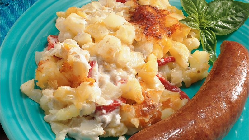 Smoky Cheese and Potato Bake