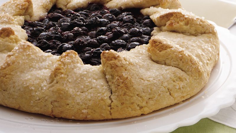 Blueberry Fold-Over Coffee Cake
