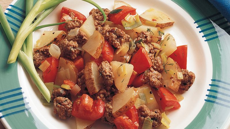 Lamb and Potato Skillet