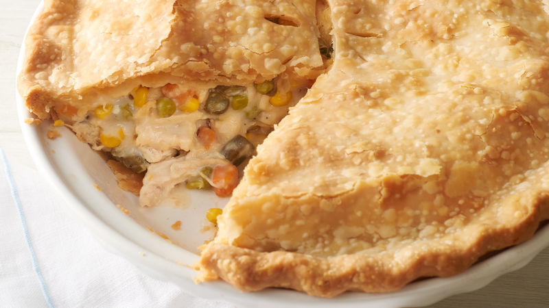 Chicken pot pie recipe using cooked chicken