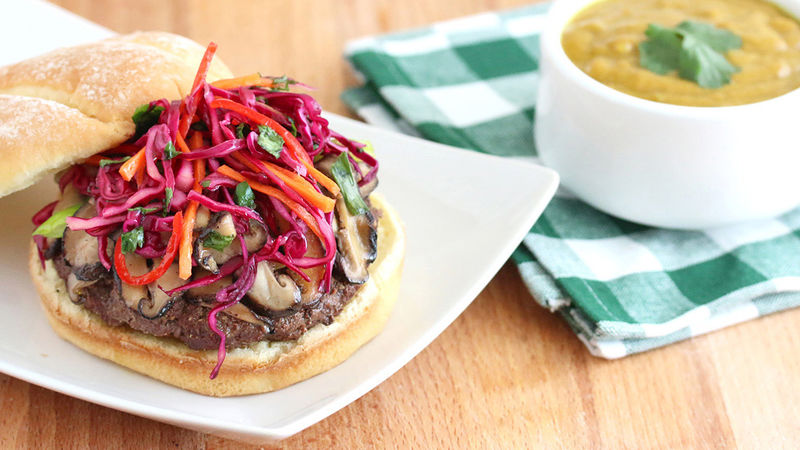 Five Spice Burgers with Curry Sauce