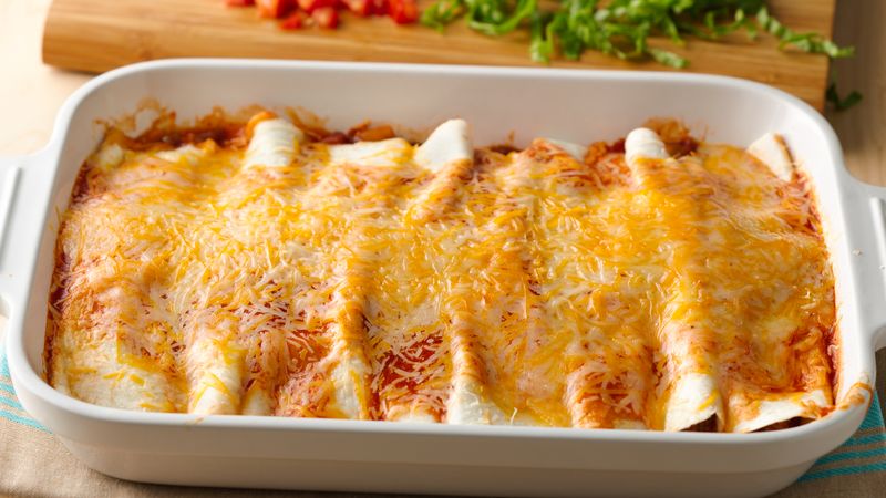 Casserole d’enchiladas au boeuf à 5 ingrédients