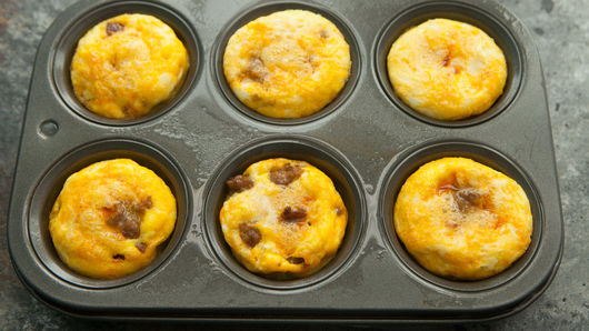 Sausage, Egg and Cheese Muffin-Tin Breakfast Sandwiches Recipe