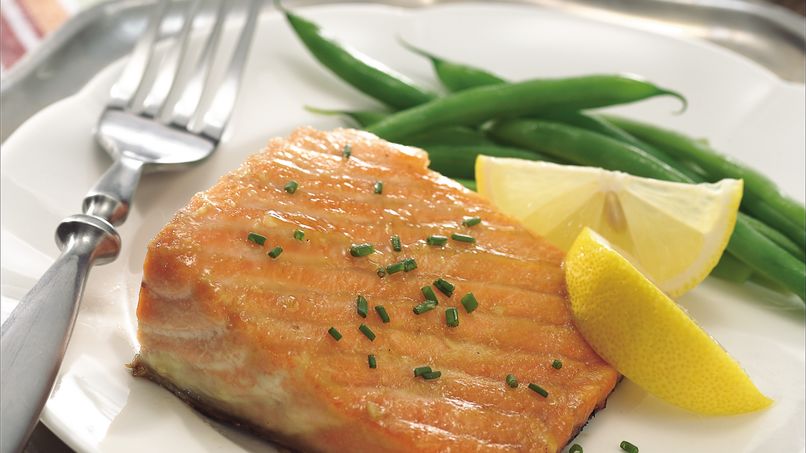 Salmón a la Barbacoa con Azúcar Morena