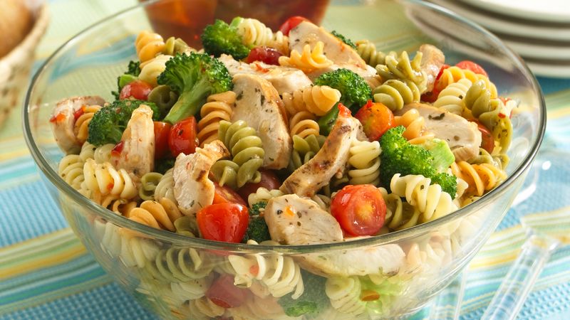 Zesty Potluck Pasta Salad Recipe Bettycrocker Com