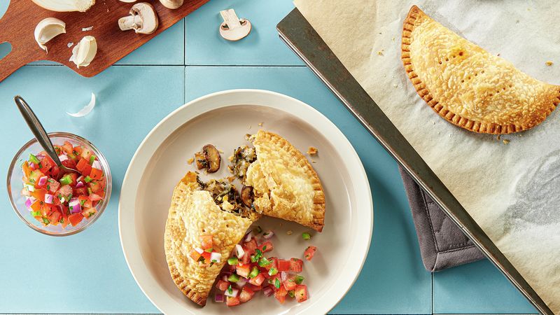 Spinach Mushroom Empanadas