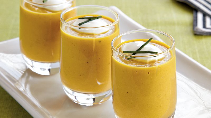Curried Pumpkin Bisque Shooters