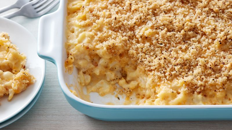 Skinny Cauliflower Macaroni and Cheese