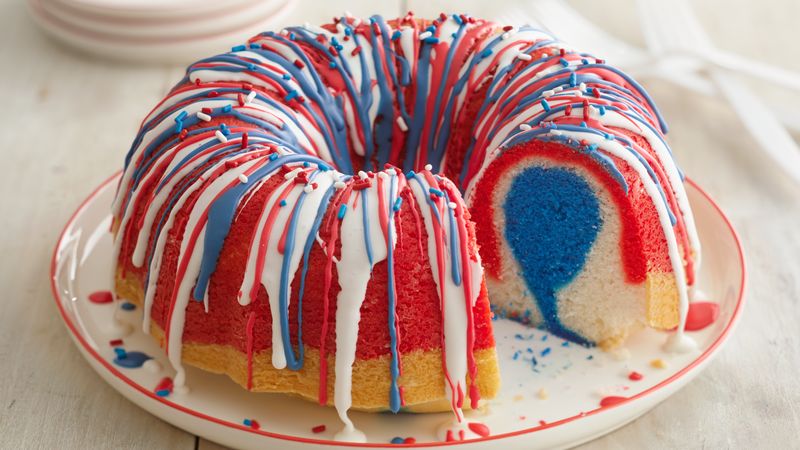 American Flag Cake - Two Sisters