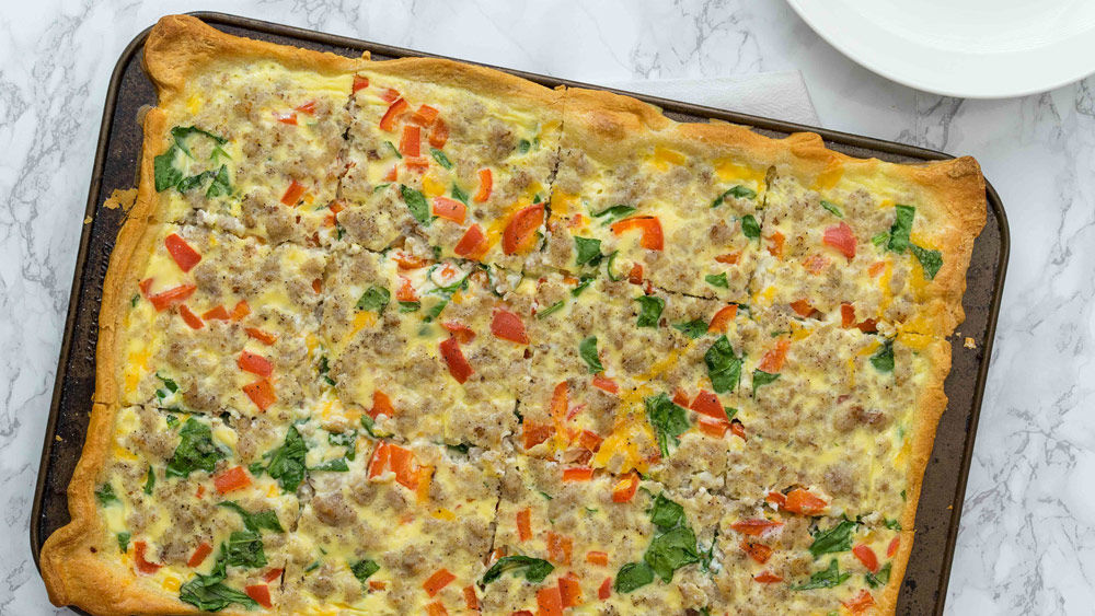 Slab Quiche Recipe