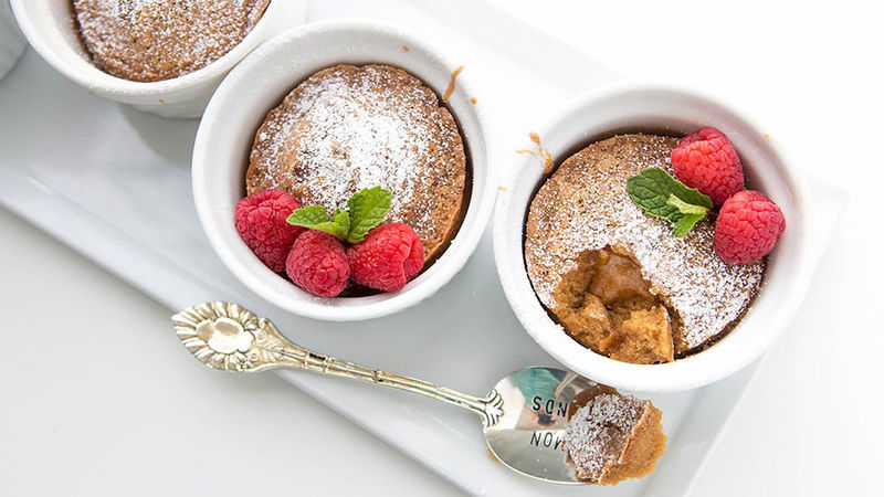 Cookie Butter Lava Cake