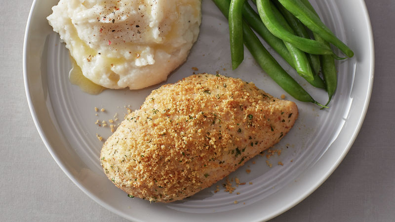 Crispy Baked Ranch Chicken Recipe Pillsbury Com