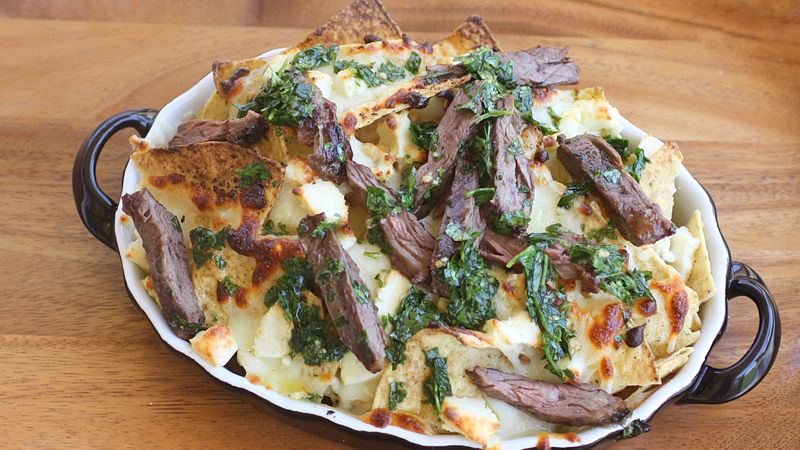 Chimichurri Nachos