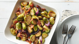 Roasted Brussels Sprouts with Bacon