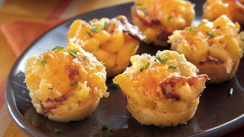 Bacon Mac N Cheese Bites Recipe Pillsbury Com