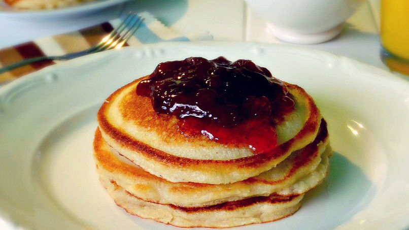 Cream Cheese and Lemon Hotcakes