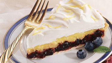 Pineapple-Blueberry Cream Tart