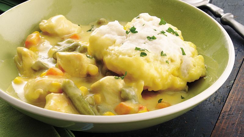 Mustardy Chicken And Dumplings Recipe Bettycrocker Com