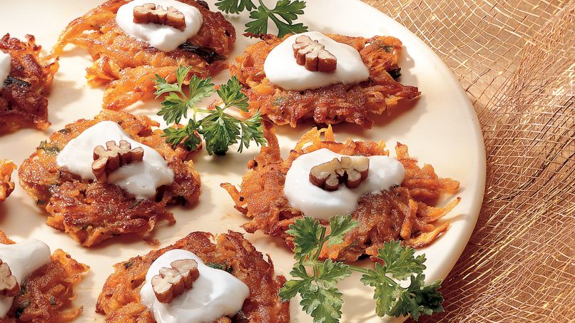 Mini Latkes de Camote