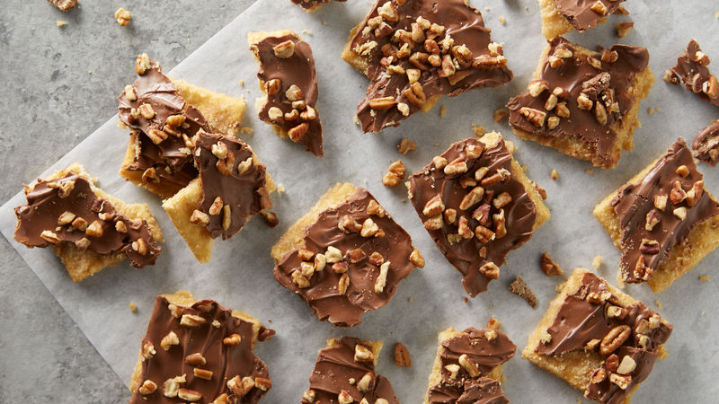 Saltine Cracker Toffee Recipe - Tablespoon.com