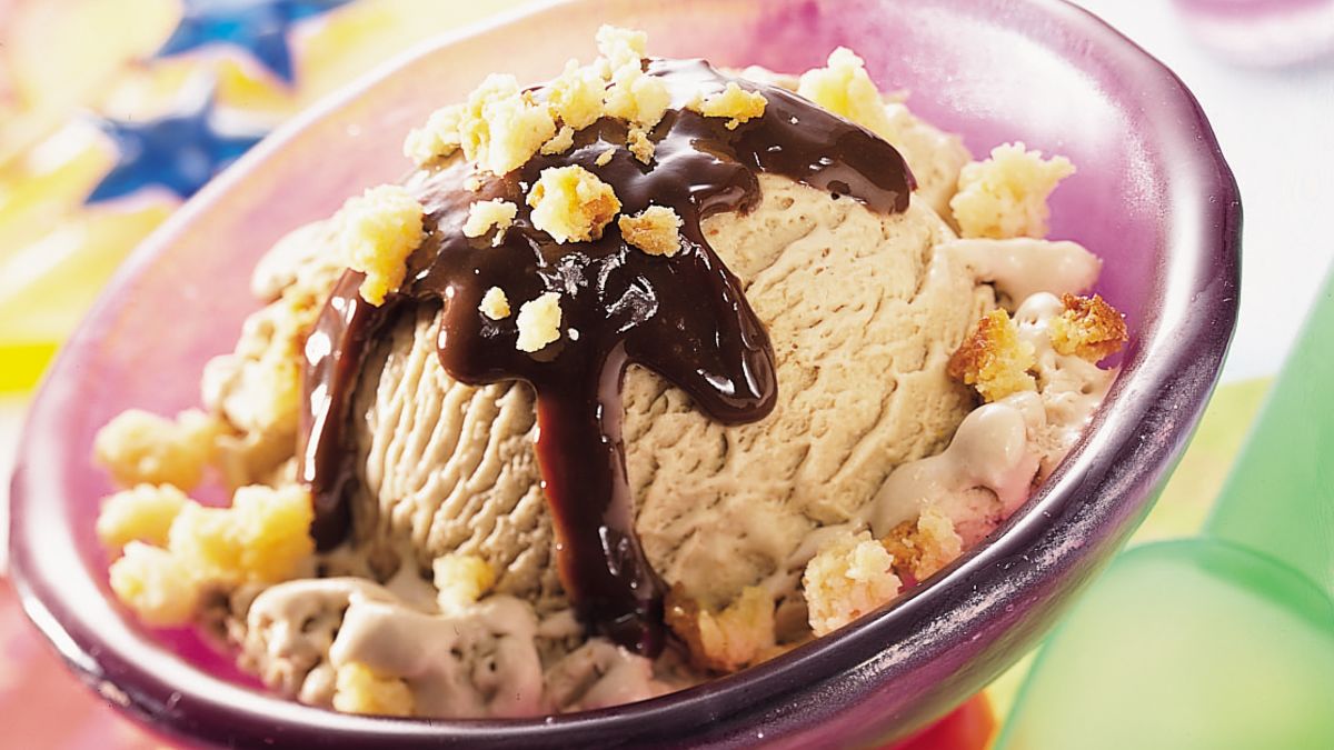 Coconut Coffee Sundaes