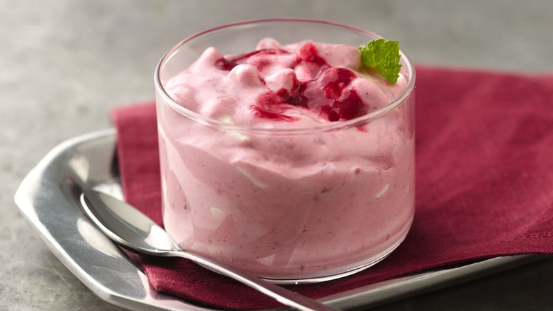 Raspberry Yogurt Celebration Dessert Recipe  BettyCrocker.com