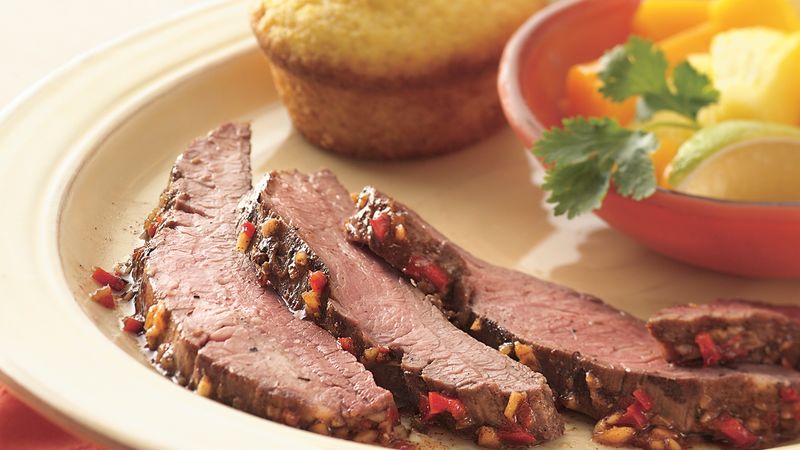Grilled Jerk Flank Steak
