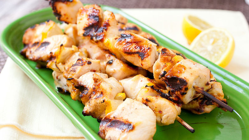 Grilled Dijon Lemon Chicken Kabobs Grilled Chicken Kebabs | Recipe