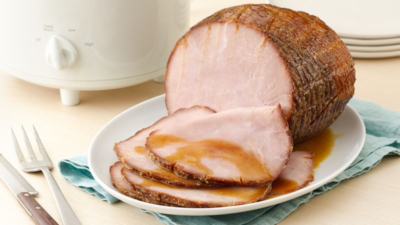 Slow-Cooker Maple-Brown Sugar Ham