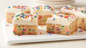 Cake Batter Cookie Bars