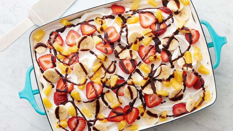 Banana Split Sundae Cake