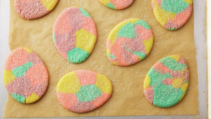 Marbled Easter Egg Sugar Cookie Cutouts Recipe Bettycrocker Com