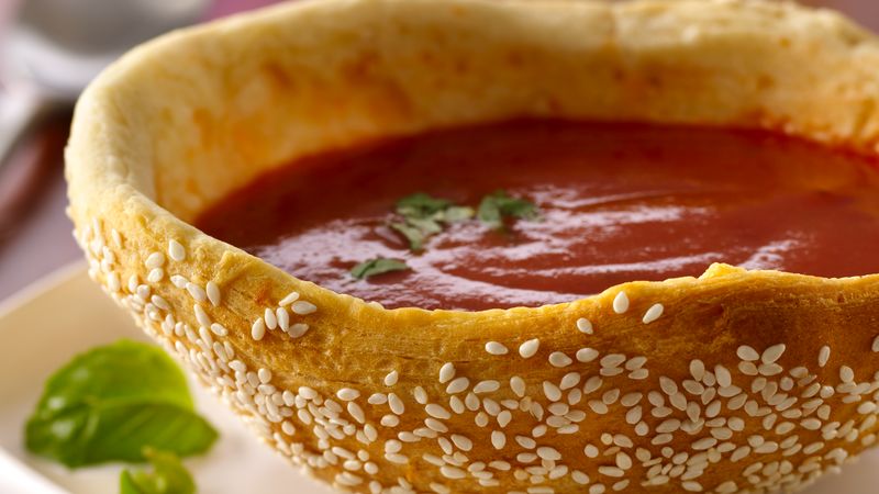 Image result for soup in bread bowl