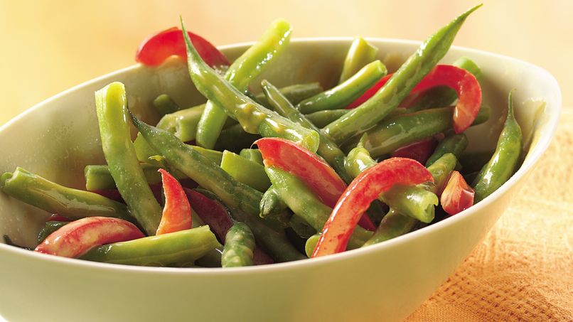 Green Beans and Red Peppers