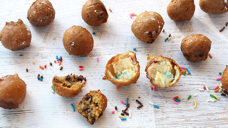 Deep Fried Cookie Dough Bites Recipe Tablespoon Com