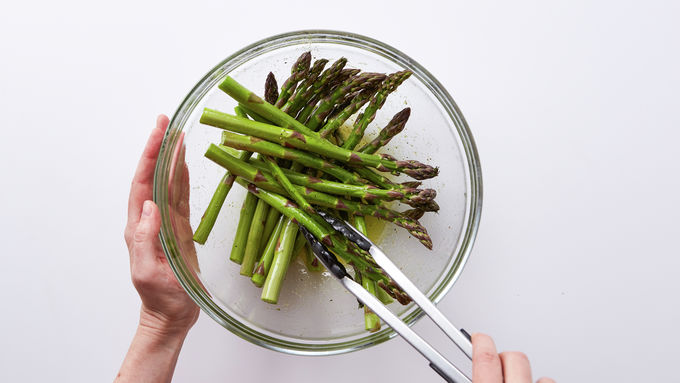 Grilled Asparagus and New Potatoes Recipe BettyCrocker com