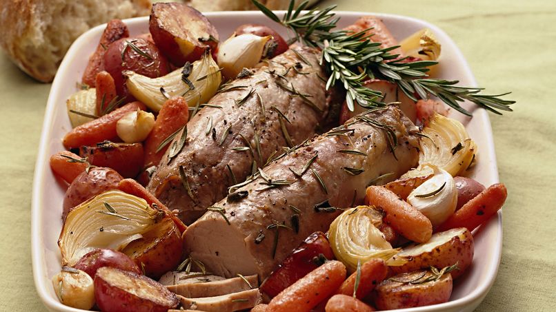 Pork Tenderloin with Roasted Vegetables