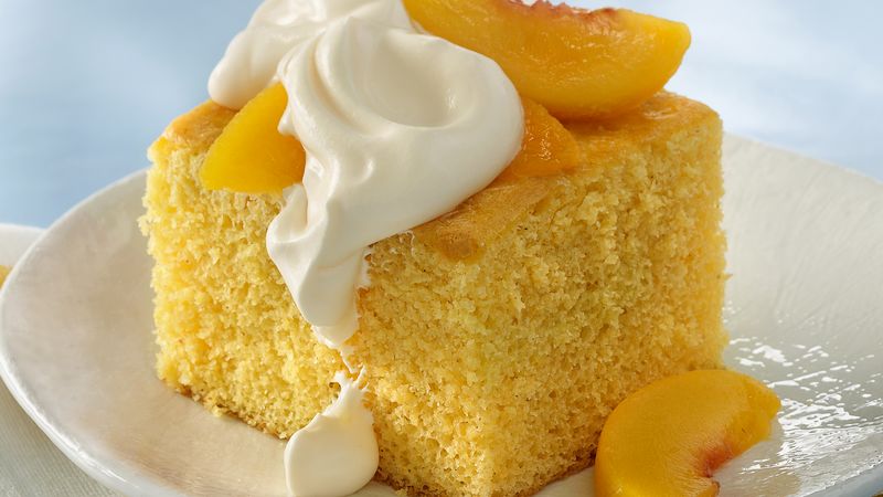 Peaches and Cream Cake