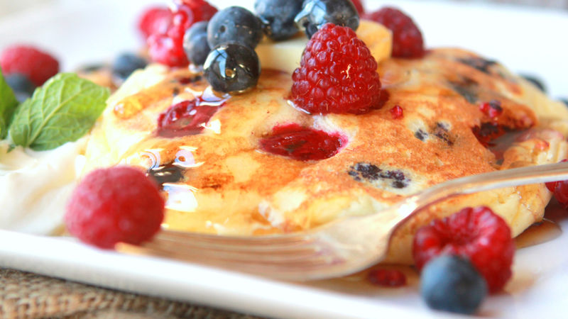 Lemon-Berry Twist Pancakes Recipe 