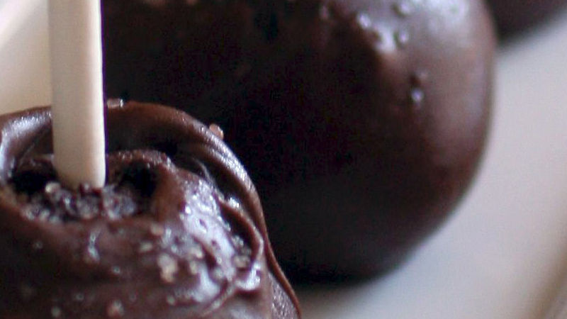 Chocolate Chipotle Truffle Pops