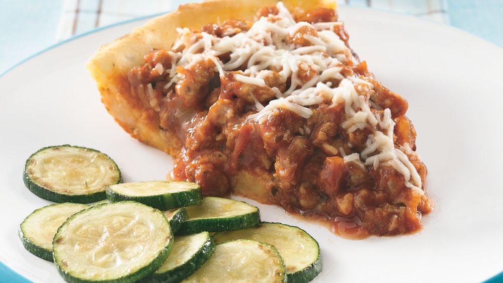 Italian SausageMashed Potato Pie recipe from