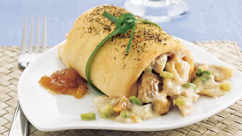 Chicken Salad Crescent Cannoli